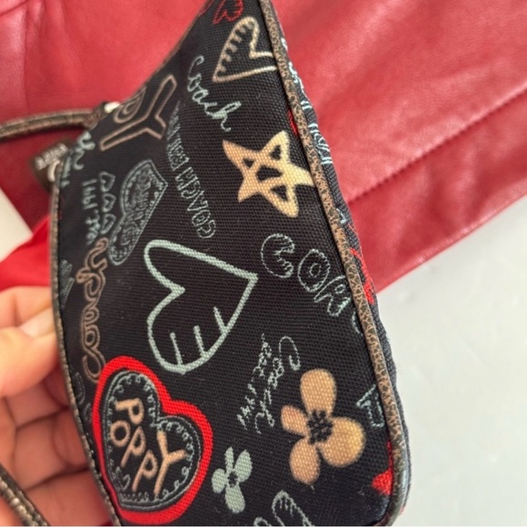 Coach Poppy Graffiti Wristlet - Picture 5 of 10